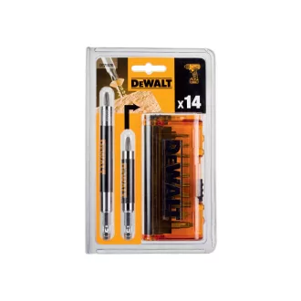 DEWALT Sada bitov s držiakom bitov 14 dielov