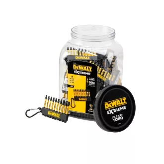   DEWALT Sada Torx bitov s karabínou 10-dielna 1/4" Hex (T20x3, T25x4, T30x3 / 57 mm) FLEXTORQ