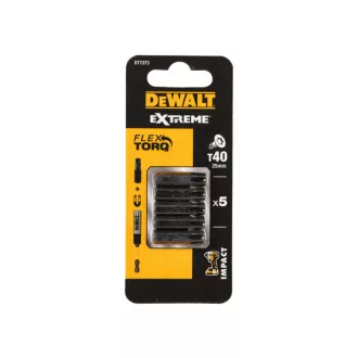 DEWALT Flex Torq Bit T40 x 25 mm (5 ks)