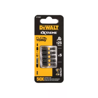 Hrot nástavca DEWALT Extreme Impact T25 x 25 mm (5 ks)