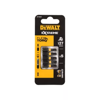 Hrot nástavca DEWALT Extreme Impact T27 x 25 mm (5 ks)
