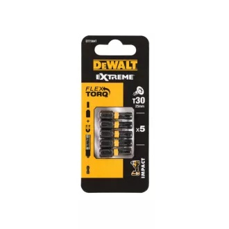 Hrot nástavca DEWALT Extreme Impact T30 x 25 mm (5 ks)