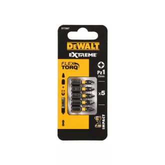 Nárazový bit DEWALT Extreme Impact PZ1 x 25 mm (5 ks)