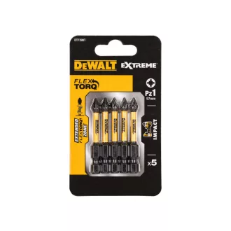Nárazový bit DEWALT Extreme Impact PZ1 x 57 mm (5 ks)
