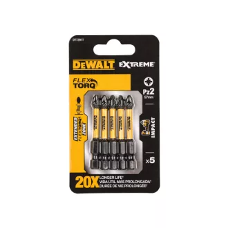 Nárazový bit DEWALT Extreme Impact PZ2 x 57 mm (5 ks)