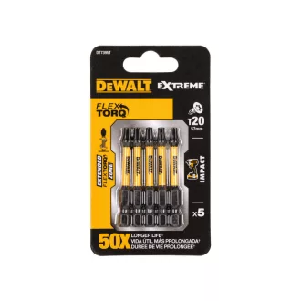 Hrot nástavca DEWALT Extreme Impact T20 x 57 mm (5 ks)