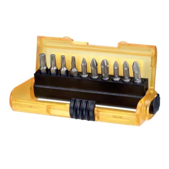 Sada bitov DEWALT 11 dielov (PZ, PH, Torx, držiak)