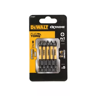 Hrot nástavca DEWALT Extreme Impact PH1 x 57 mm (5 ks)