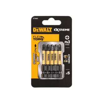 Hrot nástavca DEWALT Extreme Impact PH3 x 57 mm (5 ks)