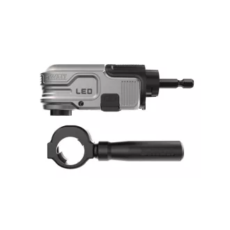   DEWALT Flextorq uhlový skrutkovač adaptér s LED osvetlením 1/4" Hex (s USB káblom)