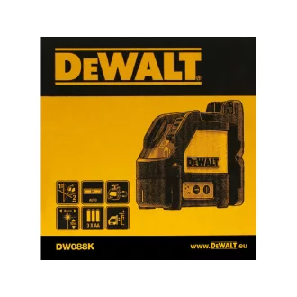 DEWALT Krížový čiarový laser 3 x AA (červený) DW088K