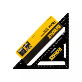 DEWALT Pravouhlé pravítko pätkové 175 mm