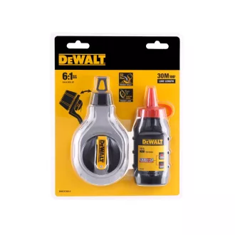 DEWALT Mriežkovací šnúr s červeným práškom 30 fm
