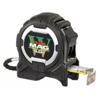   TAJIMA W-Mag Meračka páska 5 m x 25 mm, dvojstranné meranie, s magnetickým puzdrom