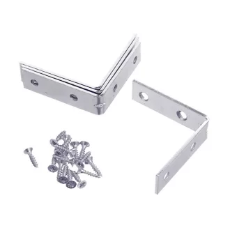 INGCO Kútikové spojovacie plechy 20 x 20 mm (4 ks)
