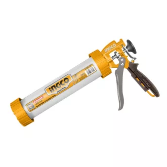 INGCO Tlačová pištoľ na tmel 230 mm uzavretá alu