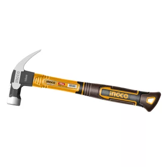   INGCO Tesársky kladivo 450 g sklenená rukoväť magnetické
