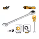 INGCO Kľúč so zapäťovým mechanizmom 10 mm / 159 mm CrV
