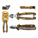 INGCO Bočné kliešte 160 mm CrV