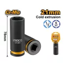 INGCO Dlhý nástrčný kľúč 1/2" 21 mm CrMo