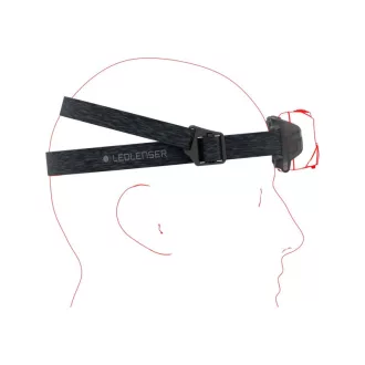   LEDLENSER Nabíjateľná čelová lampa HF6R Core 800 lm / 160m, Li-ion, čierna