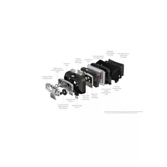   LEDLENSER Akumulátorová čelová lampa HF8R Core 1600 lm / 210 m, Li-ion, čierna