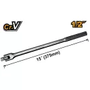 INGCO Kĺbová rukoväť 1/2" 375 mm CrV