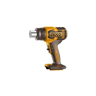   INGCO Akumulátorová horúca vzduchová pištoľ 580 °C 20 V (bez batérie a nabíjačky)