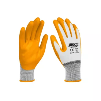 INGCO Montážne rukavice XL nitrilové