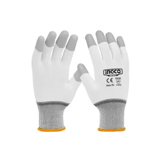 INGCO Montérske rukavice XL s PU povrchom