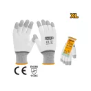 INGCO Montérske rukavice XL s PU povrchom