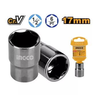 INGCO Hlavica kľúča 1/2" 17 mm CrV