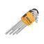 INGCO Sada Torx kľúčov 9 kusov T10-T50 S2