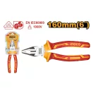 INGCO Kombinované kliešte 160 mm izolované do 1000 V