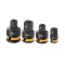 INGCO Adaptér na nástrčné kľúče 4-dielny 1/4"<-->3/8", 1/2"<-->3/8"