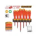 INGCO Sada skrutkovačov 6 kusov magnetická izolovaná do 1000 V