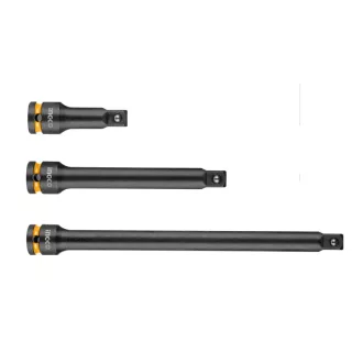   INGCO Sada predĺžených nástrčných kľúčov 1/2" 75, 150, 250 mm (3 ks)