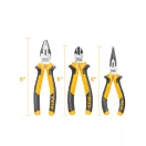 INGCO Sada klieští 3 kusy CrV