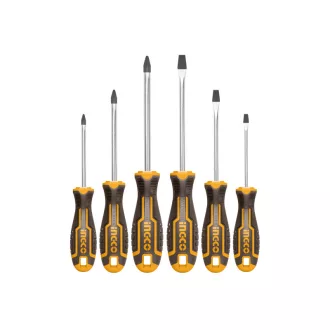 INGCO Sada skrutkovačov 6 ks magnetických CrV