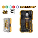 INGCO Sada ratŕlkových a presných skrutkovačov 55 dielna