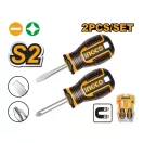 INGCO Sada ručných skrutkovačov 2 kusy S2