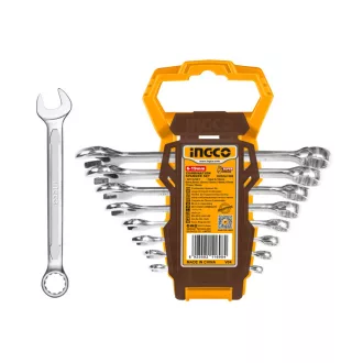 INGCO Sada kombinovaných kľúčov 8 kusov 6-19 mm CrV