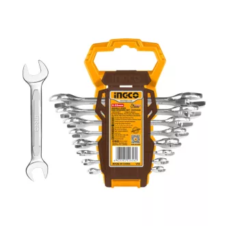 INGCO Sada kombinovaných kľúčov 8 kusov 6-22 mm CrV