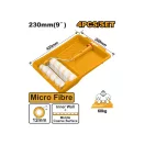 INGCO Sada mikrovláknových maľovacích valčekov 4 dielna 230 x 12 x 6 mm