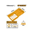 INGCO Set valčekov na maľovanie z mikrovlákna, 6 dielov 100 x 12 x 6 mm