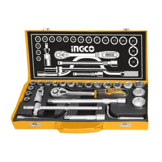 INGCO Sada skĺň 24 dielna 1/2 "10-32 mm CrV