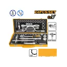 INGCO Sada skĺň 24 dielna 1/2 "10-32 mm CrV
