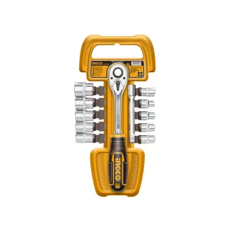   INGCO Sada dutinových kľúčov 12 kusov 1/2" 10-24 mm CrV