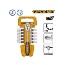INGCO Sada dutých klúčov 12 dielna 1/4" 5-14 mm CrV