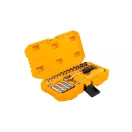 INGCO Sada skĺbacích klúčov 20 dielna 1/4" 4-14 mm CrV